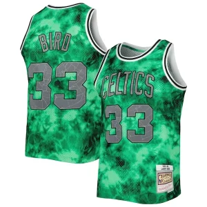 Larry Bird Boston Celtics 1985/86 Galaxy Swingman Eye - catching Jersey Kelly Green for Basketball Enthusiasts