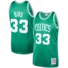 Larry Bird Boston Celtics 1985/86 Hardwood Classics Authentic Jersey Kelly Unique Green Perfect for Game Day