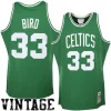 Larry Bird Boston Celtics 1985/86 Hardwood Classics Elegant Authentic Jersey Kelly Green Ideal for Collectors