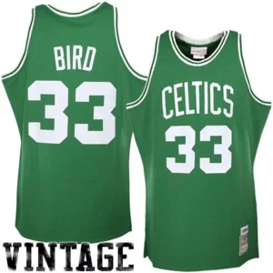 Larry Bird Boston Celtics 1985/86 Hardwood Classics Elegant Authentic Jersey Kelly Green Ideal for Collectors