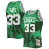 Larry Bird Boston Celtics Hardwood Trendy Classics 1985/86 Hyper Hoops Swingman Jersey Kelly Green Great for Fans