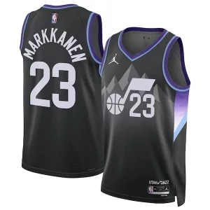 Lauri Gorgeous Markkanen Utah Jazz Jordan Brand Unisex 2024/25 Swingman Jersey Statement Edition Black Must - Have for Jerseys Lovers