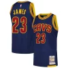 LeBron James Cleveland Cavaliers 2015/16 Hardwood Classics Authentic Chic Jersey Navy Perfect for Game Day