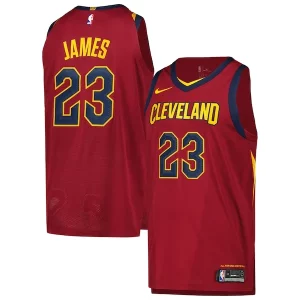 LeBron James Cleveland Cavaliers Nike Authentic Player Jersey Icon Edition Wine Stylish Ideal for Collectors