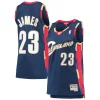 LeBron James Cleveland Cavaliers Women's Hardwood Classics Swingman Jersey Navy Unique Great for Fans
