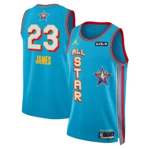LeBron James Jordan Brand Unisex 2025 NBA All Star Game Swingman Player Jersey Light Trendy Blue Perfect for Game Day