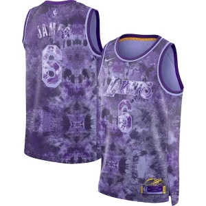LeBron James Los Angeles Elegant Lakers Nike Unisex Select Series Swingman Jersey Purple Ideal for Collectors