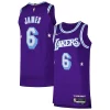 LeBron James Los Angeles Lakers Elegant Nike Authentic Player Jersey City Edition Purple Great for Fans
