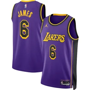 LeBron James Los Angeles Lakers Jordan Brand Unisex Swingman Jersey Stylish Statement Edition Purple Ideal for Collectors
