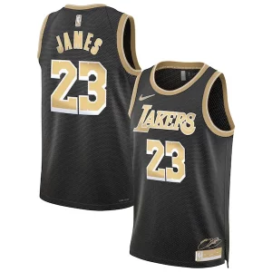 LeBron James Los Angeles Lakers Nike Unisex Select Series Swingman Jersey聽鈥?Black Stylish Great for Fans