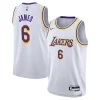 LeBron James Los Angeles Lakers Nike Youth Swingman Jersey Association Edition Gorgeous White Ideal for Collectors