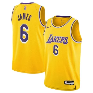 LeBron James Los Angeles Lakers Nike Youth Swingman Jersey Icon Edition Gold Chic Perfect for Game Day