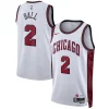 Lonzo Ball Unique Chicago Bulls Nike Unisex 2022/23 Swingman Jersey City Edition White Great for Fans