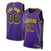 Los Angeles Lakers Jordan Brand Chic Unisex 2022/23 Swingman Custom Jersey Statement Edition Purple Great for Fans