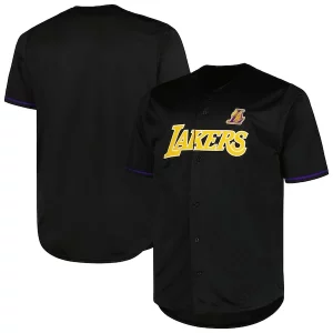 Los Angeles Lakers Profile Big Stylish & Tall Pop Jersey Black Ideal for Collectors