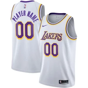 Los Gorgeous Angeles Lakers Nike 2020/21 Swingman Custom Jersey Association Edition White for Basketball Enthusiasts