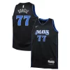 Luka Dončić Dallas Mavericks Nike Fabulous Youth Swingman Replica Jersey City Edition Black Must - Have for Jerseys Lovers