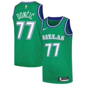 Luka Dončić Dallas Mavericks Nike Swingman Player Stylish Jersey Classic Edition Green Great for Fans