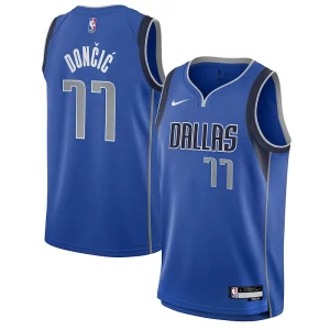 Luka Dončić Dallas Mavericks Nike Youth Swingman Jersey Icon Edition Blue Eye - catching Ideal for Collectors