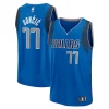 Luka Dončić Dallas Mavericks Fast Premium Break Replica Player Jersey Icon Edition Blue Ideal for Collectors