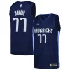 Luka Dončić Premium Dallas Mavericks Jordan Brand Swingman Player Jersey Statement Edition Navy Perfect for Game Day