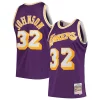 Magic Johnson Los Angeles Lakers 1984/85 Hardwood Classics Swingman Jersey Purple/Gold Unique Ideal for Collectors