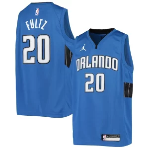 Markelle Fultz Orlando Magic Stylish Jordan Brand Youth 2020/21 Swingman Jersey Statement Edition Blue Must - Have for Jerseys Lovers