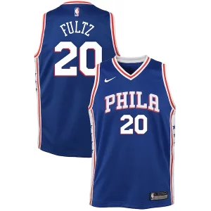 Markelle Fultz Philadelphia 76ers Eye - catching Nike Youth Swingman Jersey Blue Icon Edition Must - Have for Jerseys Lovers