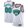Memphis Grizzlies Eye - catching Nike Unisex Adult Swingman Custom Jersey Classic Edition White Must - Have for Jerseys Lovers
