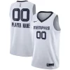 Memphis Grizzlies Nike 2020/21 Swingman Custom Jersey Association Edition White Fabulous Great for Fans