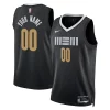Memphis Grizzlies Nike Unisex 2023/24 Custom Swingman Jersey Black City Edition Stylish Perfect for Game Day