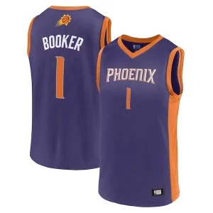 Men's Devin Chic Booker Purple Phoenix Suns Player Jersey Great for Fans
