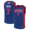 Men's Killian Hayes Blue Detroit Chic Pistons Team Player Jersey Perfect for Game Day