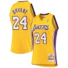 Men's Los Angeles Lakers Kobe Bryant Gold Hardwood Classics Chic 2008 09 Authentic Jersey Great for Fans