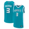 Men's Terry Chic Rozier Teal Charlotte Hornets Player Jersey Must - Have for Jerseys Lovers