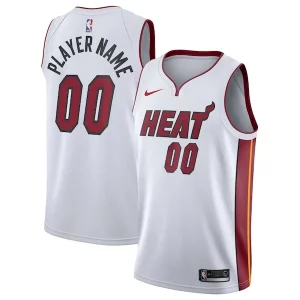 Miami Heat Nike 2020/21 Swingman Custom Jersey Association Premium Edition White Must - Have for Jerseys Lovers