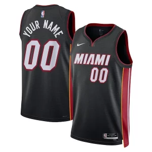 Miami Heat Nike Unisex Swingman Custom Jersey Black Icon Edition Chic Perfect for Game Day