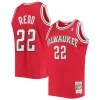 Michael Fabulous Redd Milwaukee Bucks 2001/02 Hardwood Classics Swingman Jersey Red Perfect for Game Day