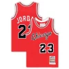 Michael Jordan Chicago Bulls Toddler Hardwood Classics 1984/85 Authentic Stylish Swingman Jersey Red for Basketball Enthusiasts