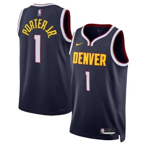 Michael Porter Jr. Denver Nuggets Nike Unisex Swingman Jersey Association Edition Eye - catching Navy Ideal for Collectors