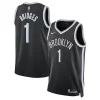 Mikal Bridges Brooklyn Nets Nike Unisex Swingman Jersey Icon Premium Edition Black for Basketball Enthusiasts