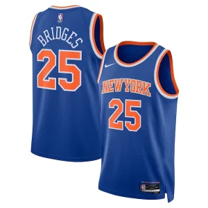 Mikal Bridges New York Gorgeous Knicks Nike Unisex 2024 Offseason Addition Nike Swingman Jersey Blue Ideal for Collectors
