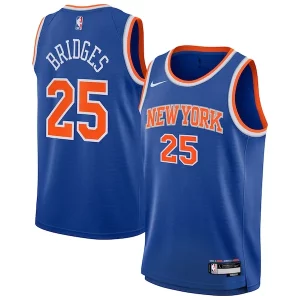 Mikal Bridges New York Knicks Nike Youth Swingman Unique Jersey Icon Edition Blue Perfect for Game Day