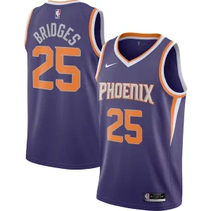 Mikal Bridges Phoenix Suns Nike 2020/21 Swingman Player Jersey Icon Edition Purple Stylish Perfect for Game Day