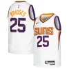 Mikal Bridges Phoenix Suns Nike Youth Swingman Jersey Premium Association Edition White/Purple Ideal for Collectors