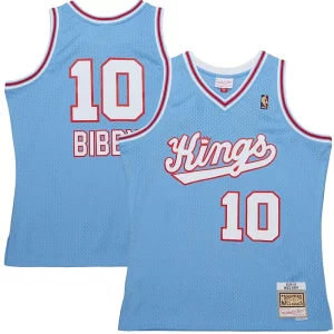 Mike Bibby Sacramento Kings 2001/02 Hardwood Classics Fabulous Swingman Jersey Light Blue for Basketball Enthusiasts