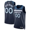 Minnesota Timberwolves Nike Unisex Swingman Elegant Custom Jersey Navy Icon Edition Great for Fans