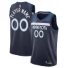 Minnesota Timberwolves Trendy Nike Swingman Custom Jersey Navy Icon Edition Perfect for Game Day
