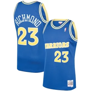 Mitch Richmond Golden Elegant State Warriors 1990/91 Hardwood Classics Swingman Jersey Royal Ideal for Collectors