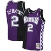 Mitch Richmond Sacramento Kings 1994/95 Hardwood Classics Trendy Swingman Jersey Purple Must - Have for Jerseys Lovers